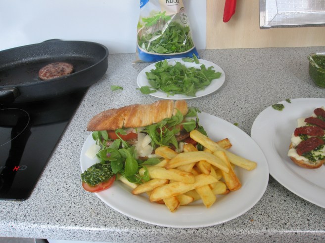 Bereit zum Servieren.