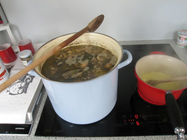 Heller (weißer) Fond.