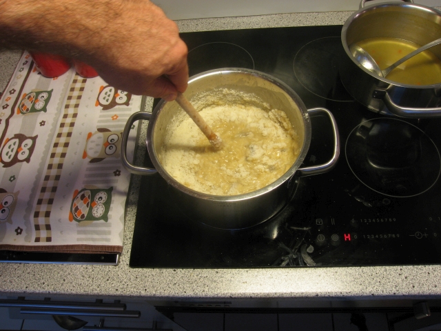 Verfeinerung mit Parmesan