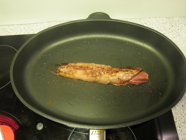 Das Filet angebraten