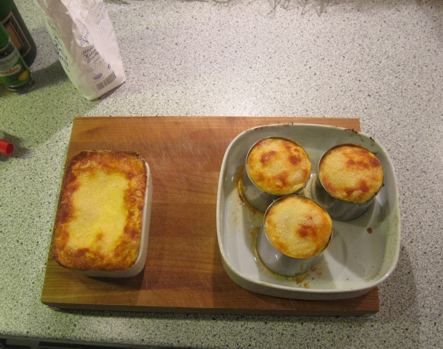 Auflaufform und Ringform. All together now.