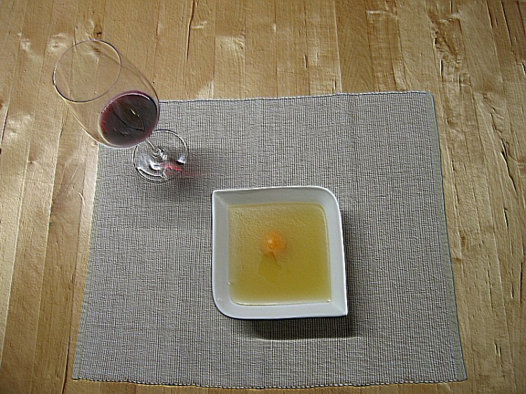 Das Weinglas war für mich. Ich war ja schließlich nicht krank.