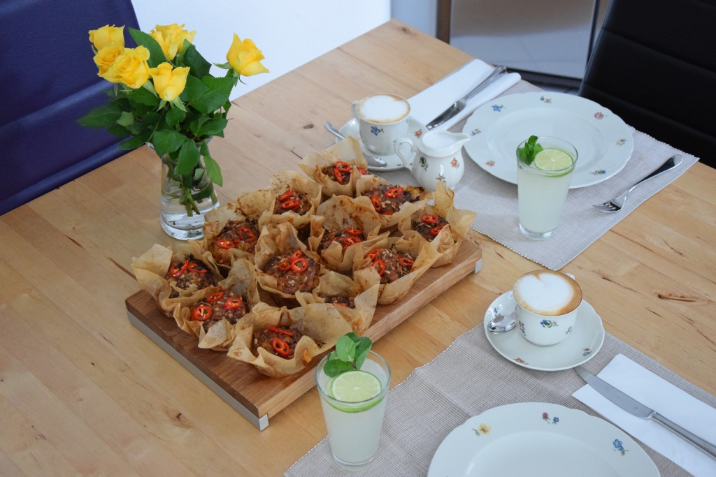 Süßkartoffel-Muffins mit Chili Title