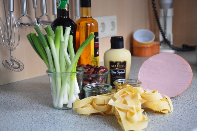 Käferbohnensalat mit Parpadelle (1)