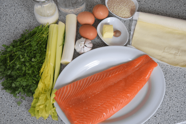 Lachskokotte in Kerbelsauce (1)