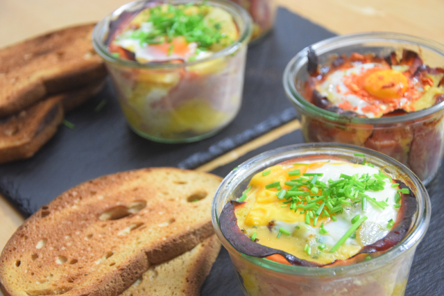 Schinken-Spargel-Gläser und Speck-Champignon-Gläser (6)