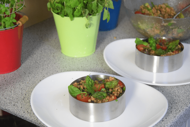 Fregola-Salat mit Spargel und Shiitake-Pilzen (4)