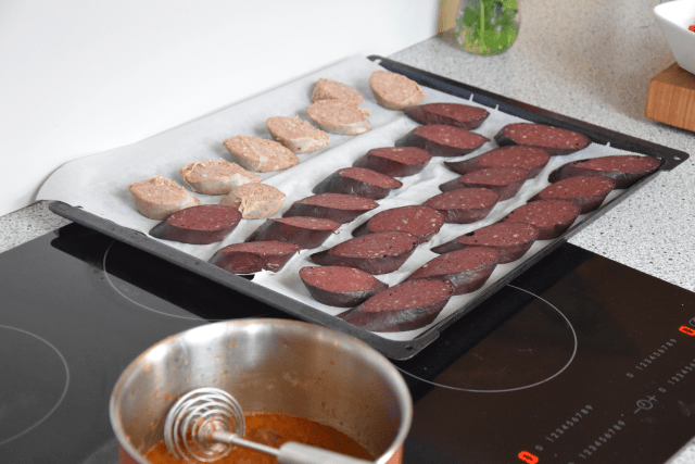 Blutwurst mit Kartoffelpüree (2)