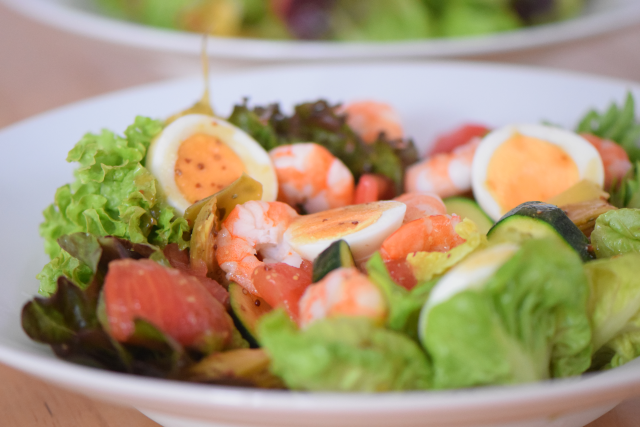 Bretonischer Garnelensalat mit Ei (4)