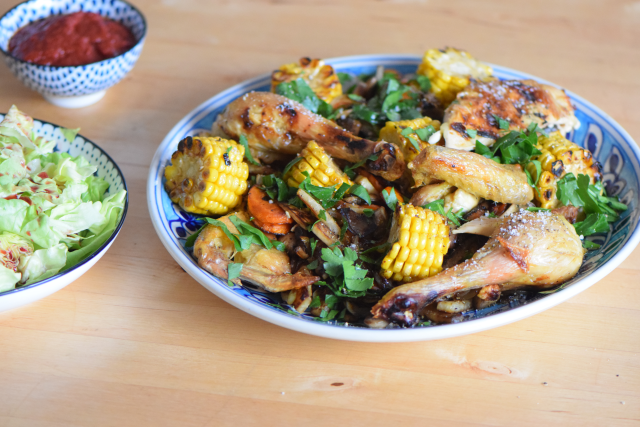 Hähnchen in der Gemüsepfanne (7)