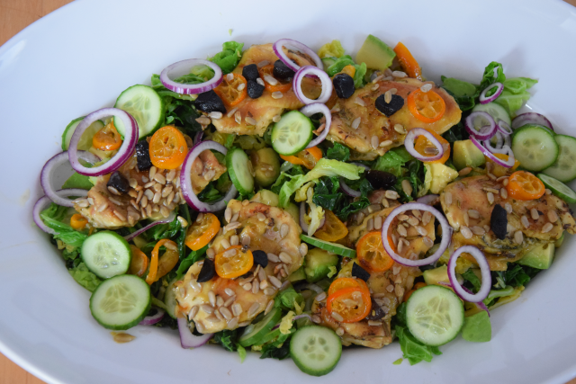 Kohl, Kumquat, Knoblauch und Hähnchen (5)