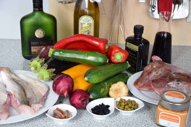 Knurrhahn mit Tian und Rotwein-Sauce (1)