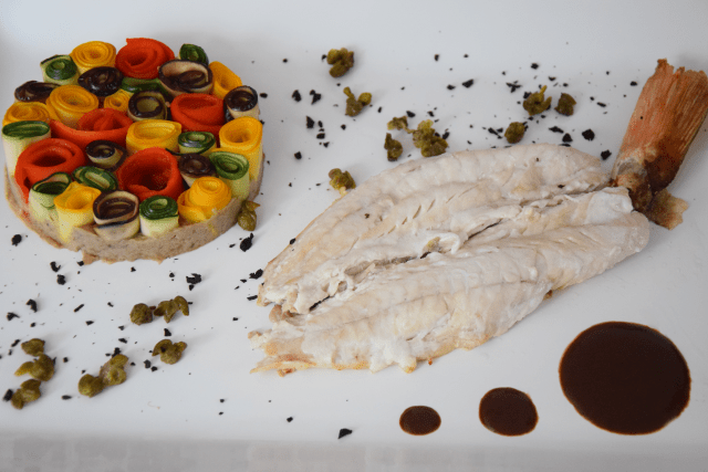 Knurrhahn mit Tian und Rotwein-Sauce (10)