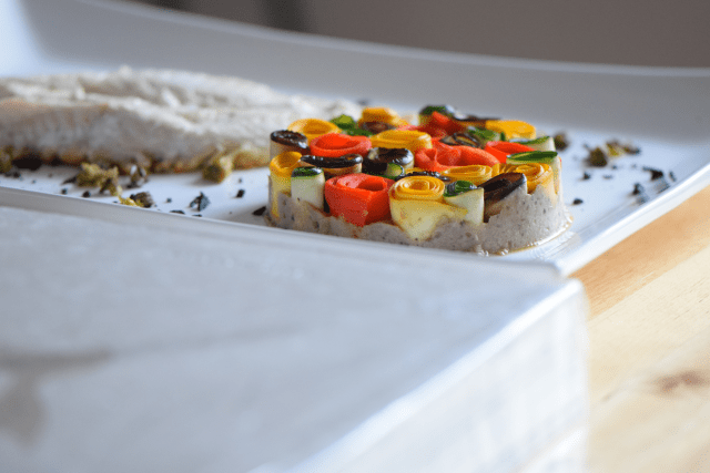 Knurrhahn mit Tian und Rotwein-Sauce (15)