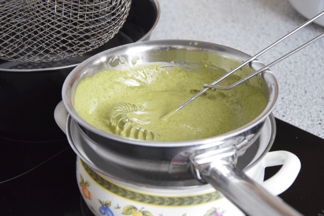 Sardinen mit gegrillten Romanasalatherzen und Estragon-Jus (4)