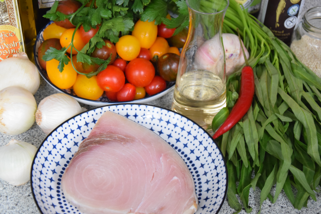 Schwertfisch und Zwiebel (1)