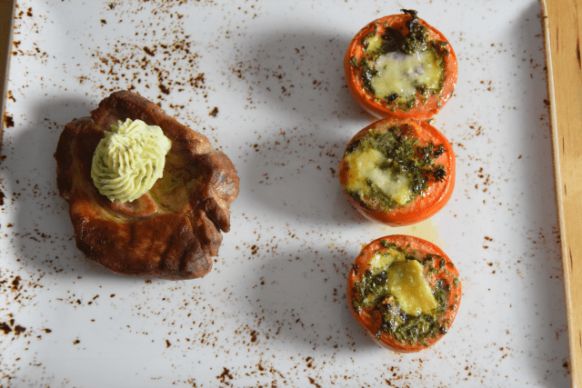 Fleisch, Butter, Tomaten (4)