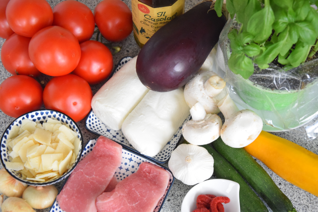 Gemüse-Tian mit Schnitzelchen (1)