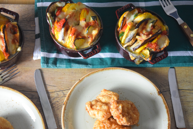 Gemüse-Tian mit Schnitzelchen (5)