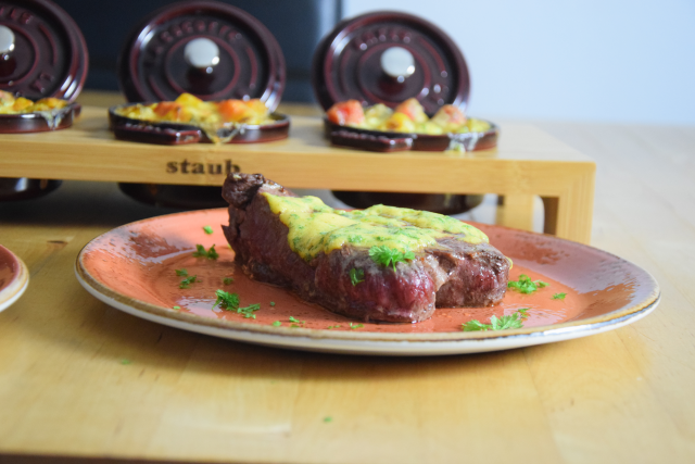 Rindslungenbraten, Dotterbutter, Rüben (3)