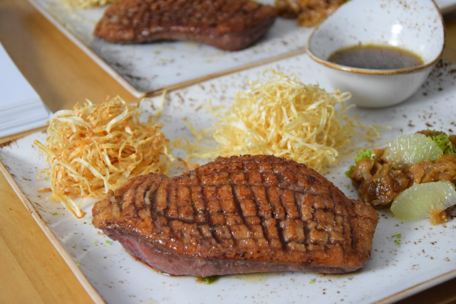 Ente und Feigen-Chutney mit Sellerie-Nestern (6)