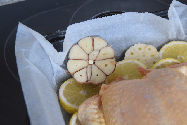 Gegrilltes Hähnchen mit Romesco-Sauce und Spargel (2)
