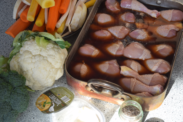 Hühnchen und Wurzelgemüse (1)