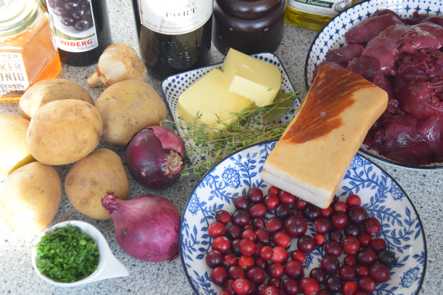 Hühnerleber mit Cranberries (1)