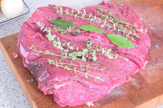 Rehbraten mit Schmarren (2)