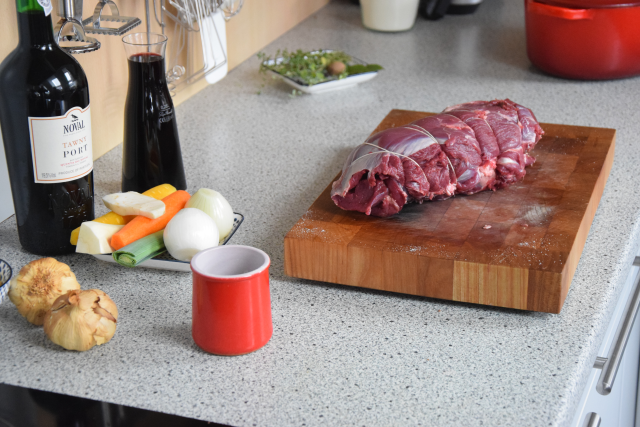 Rehbraten mit Schmarren (3)