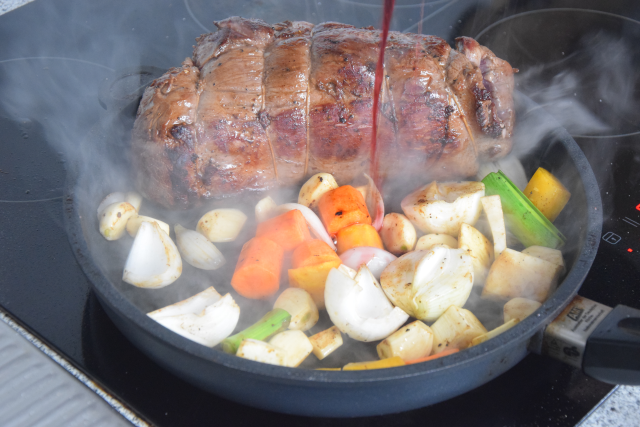 Rehbraten mit Schmarren (4)