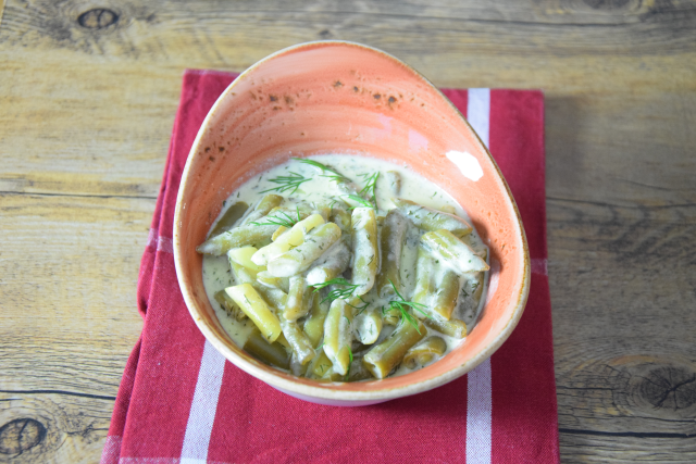 Steak mit Fisolensalat (3)