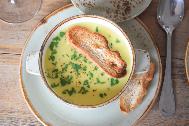 Pastinakensuppe mit Makrele (3)