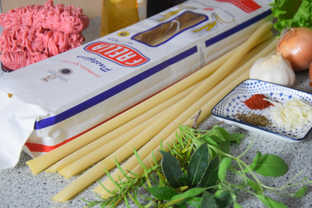 Candele mit Fleischragout (1)