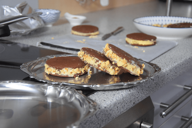 Doppelkekse mit Safraneis (3)