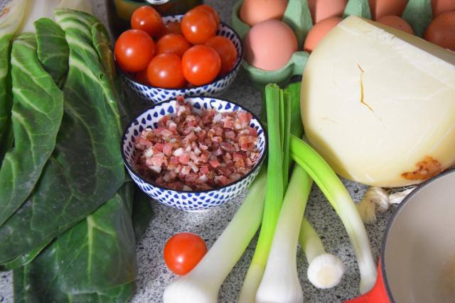 Frittata mit Speck und Tomaten (1)