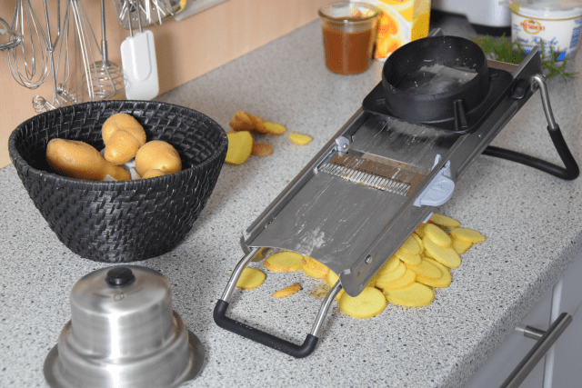 Red Snapper mit Erdäpfelschuppen (2)