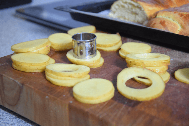 Red Snapper mit Erdäpfelschuppen (3)