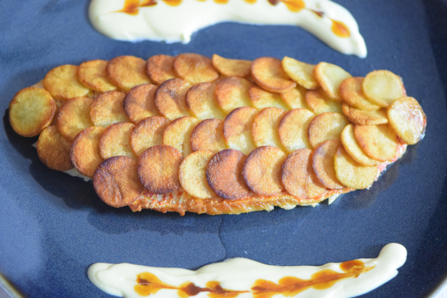 Red Snapper mit Erdäpfelschuppen (7)