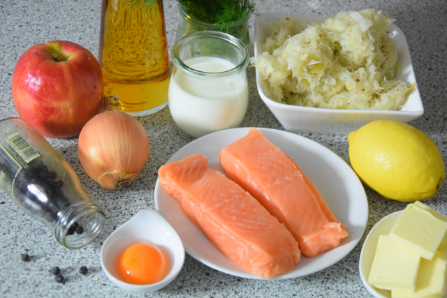 Sauerkraut mit Lachs (1)