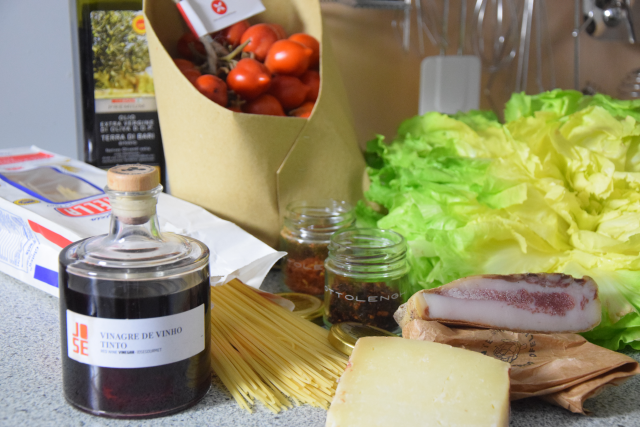 Spaghetti mit Guanciale (1)