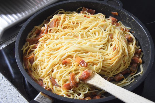 Spaghetti mit Guanciale (2)