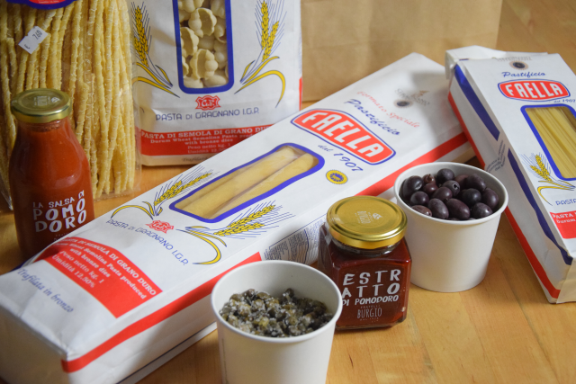 Spaghettini mit Oliven und Kapern (1)