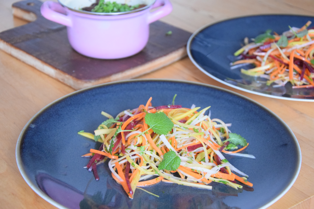 Wurzelgemüsesalat mit Rinderstreifen (3)