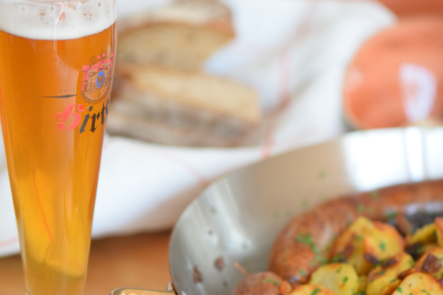 Mangalitza-Blutwurst und -Leberwurst, kolbász (10)