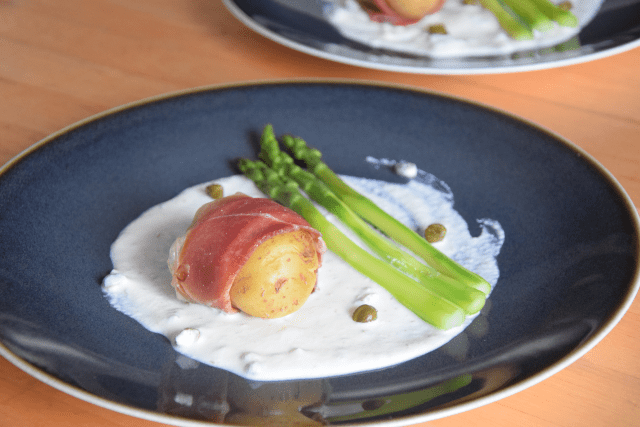 Ricotta, Spargel, Kapern (4)