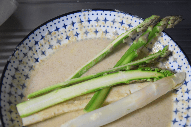 Buchweizen mit grünem und weißem Spargel (4)