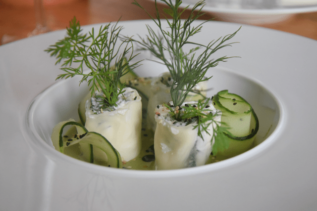 Reispapierrollen mit Minze und Ricotta (4)