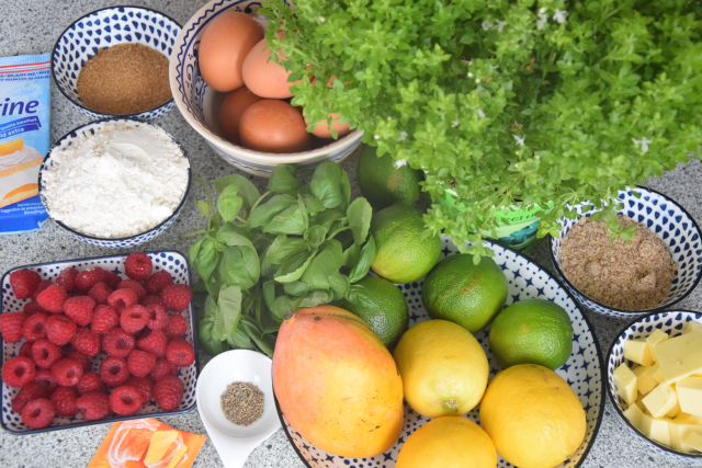 Zitronen-Basilikum-Tarte (1)