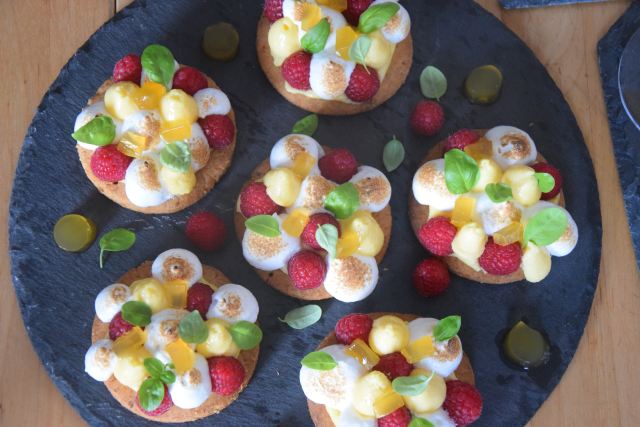 Zitronen-Basilikum-Tarte (2)